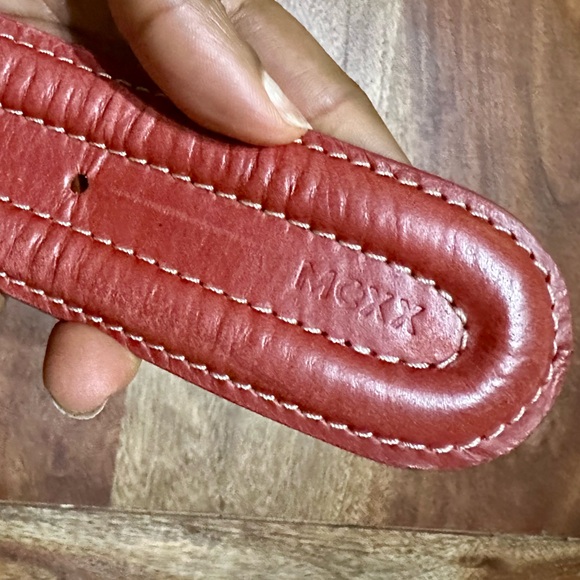 MEXX genuine leather red belt - Picture 14 of 15